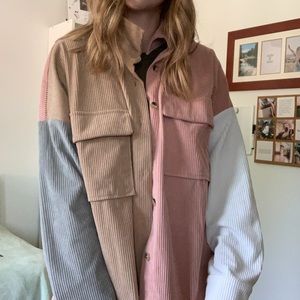 Multicolored Block Shacket